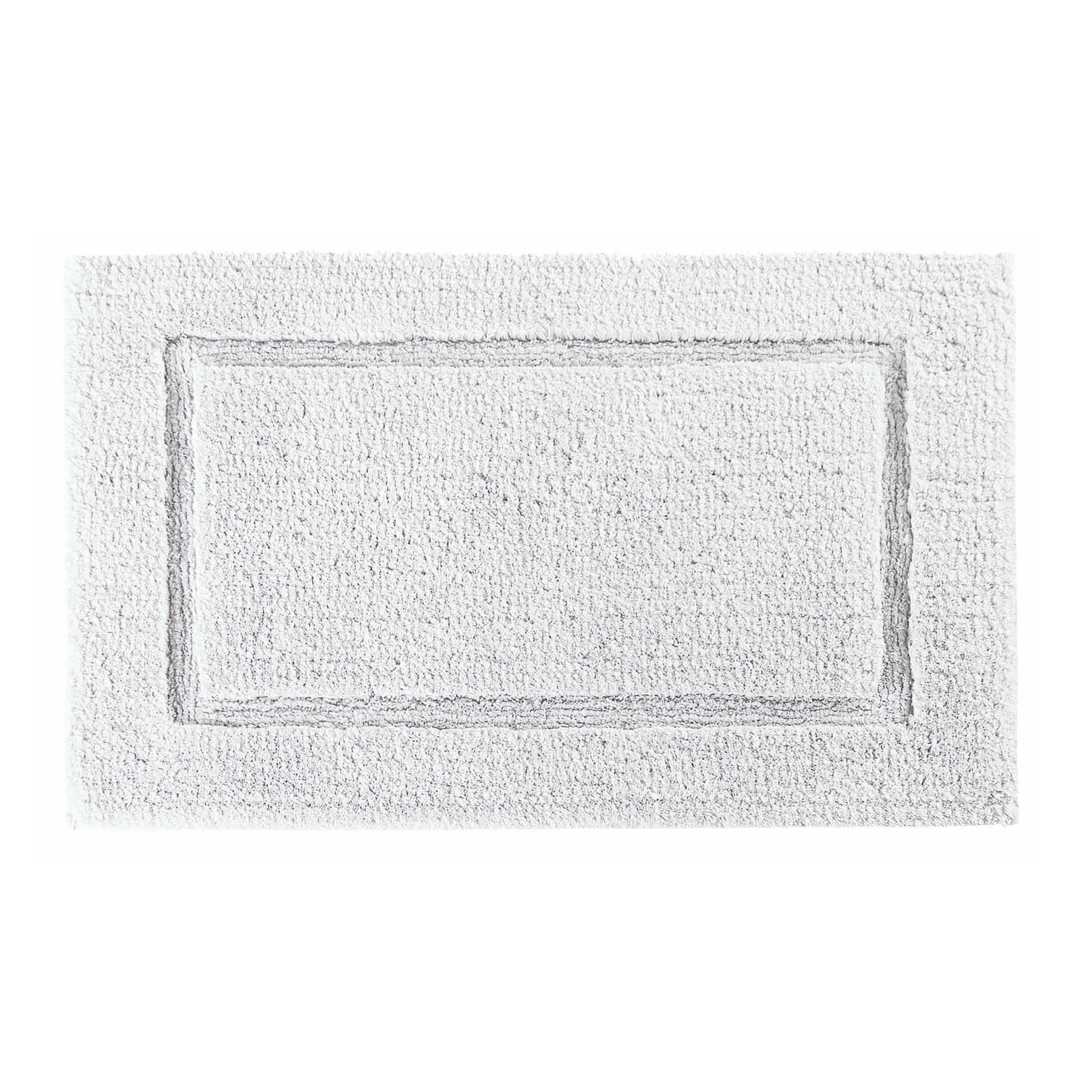 Topview of Graccioza Prestige Bath Rugs in Cloud Color