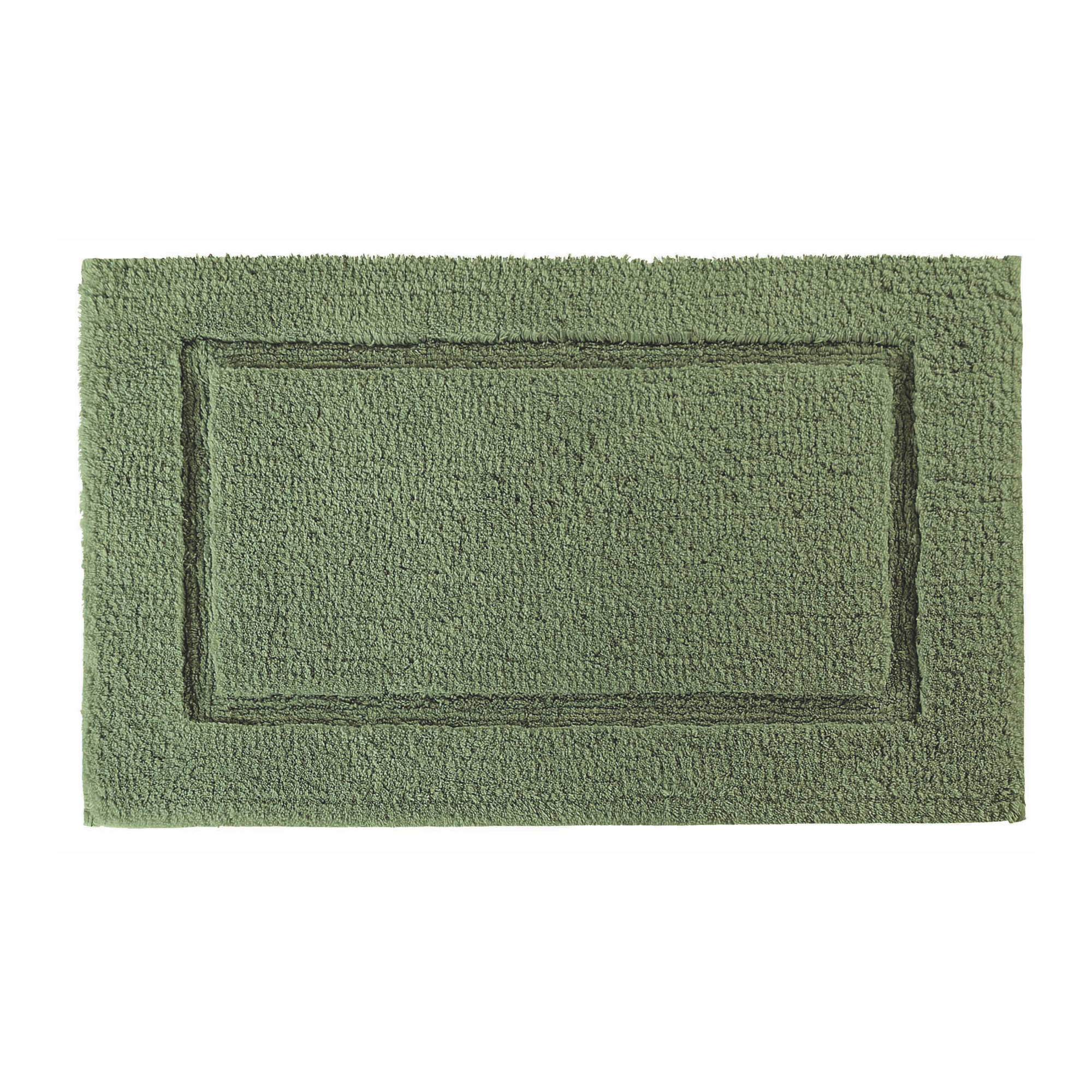 Topview of Graccioza Prestige Bath Rugs in Jade Color