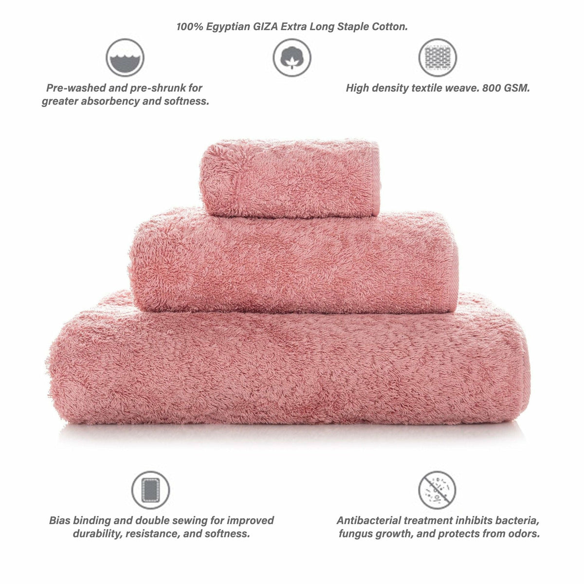 Graccioza Egoist Bath Towels Info Blush Fine Linens