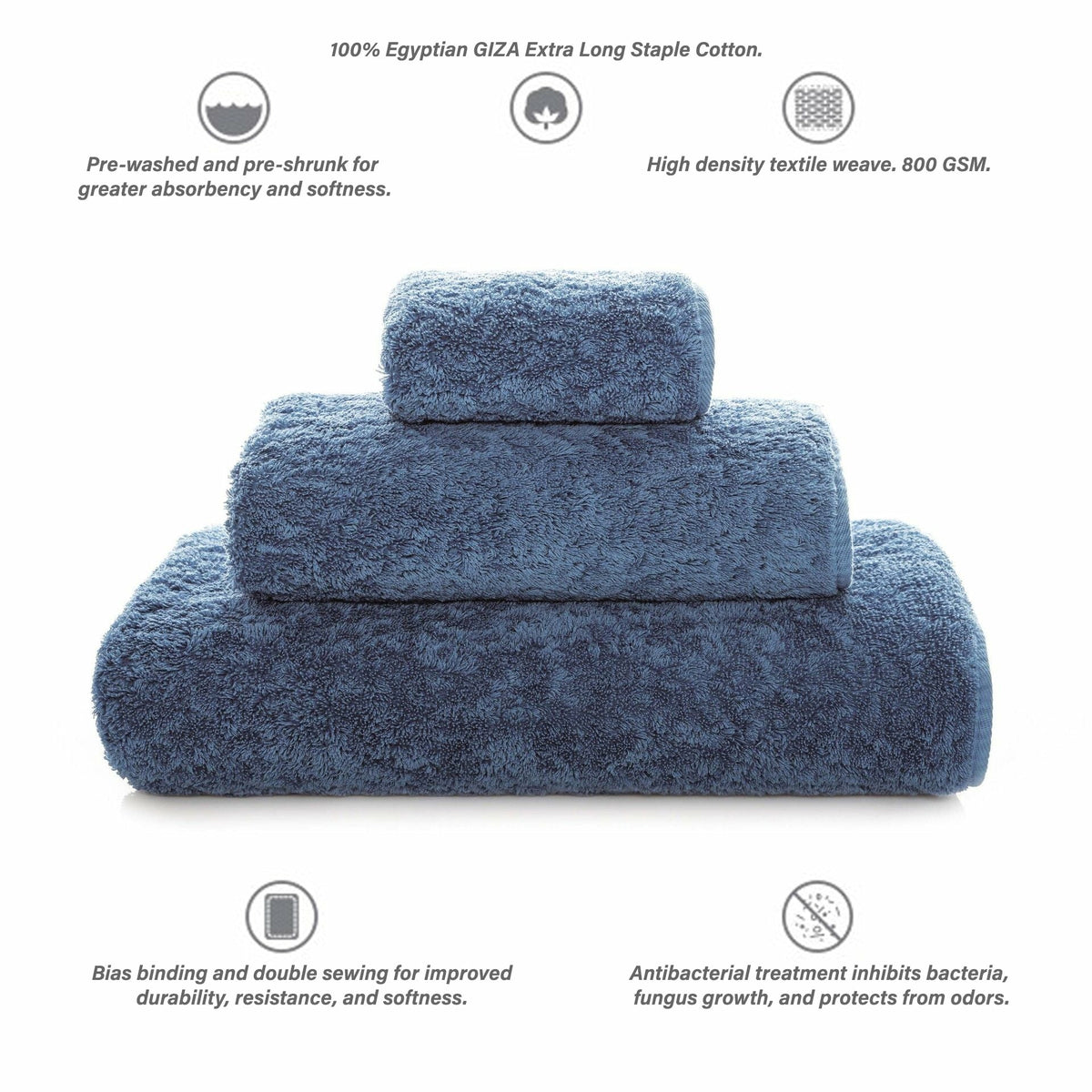 Graccioza Egoist Bath Towels Info Cobalt Fine Linens