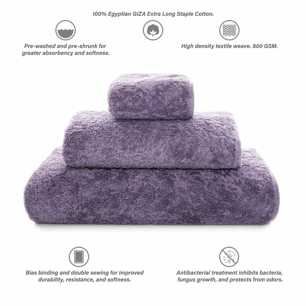 Graccioza Egoist Bath Towels Info Lavander Lavander Fine Linens