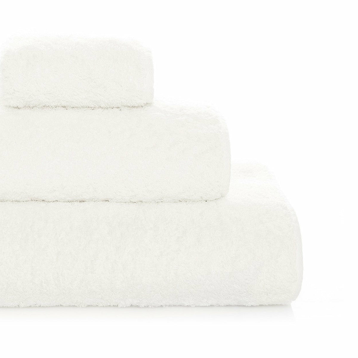Graccioza Egoist Bath Towels Half Stack Snow Fine Linens