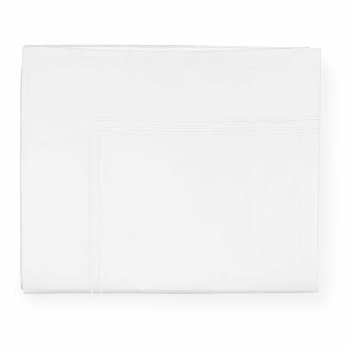 Sferra Grande Hotel Collection Flat Sheet White Fine Linens