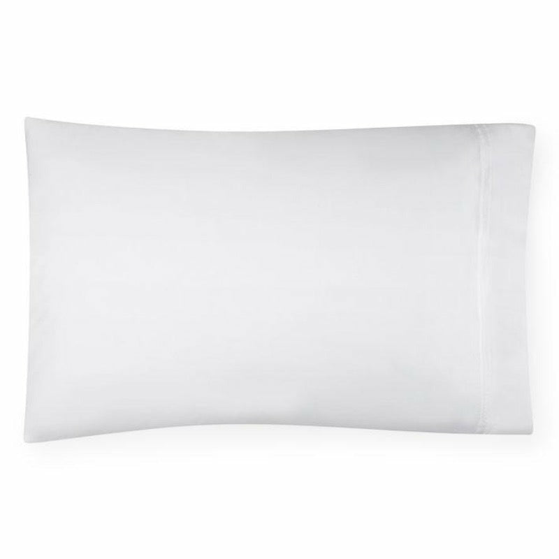 Sferra Grande Hotel Collection Pair of Two Pillowcases White/White Fine Linens