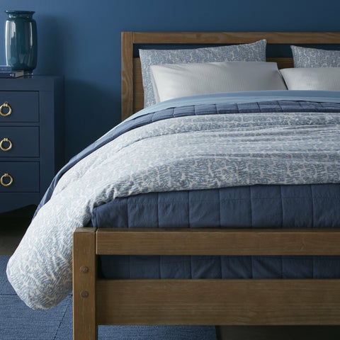 Peacock Alley Fern Bedding - Denim featured image