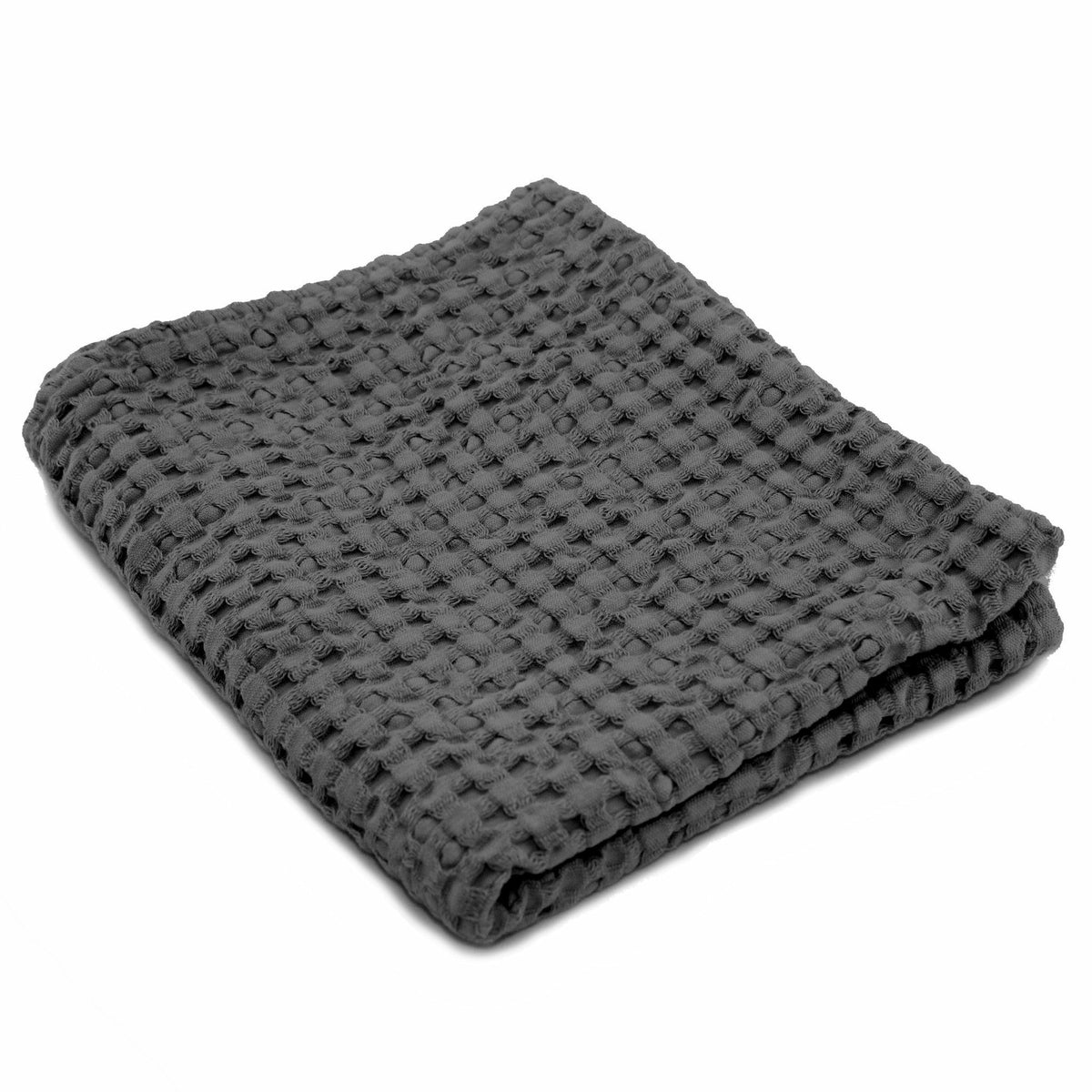 Abyss Pousada Bath Towels Folded Gris (920) Fine Linens