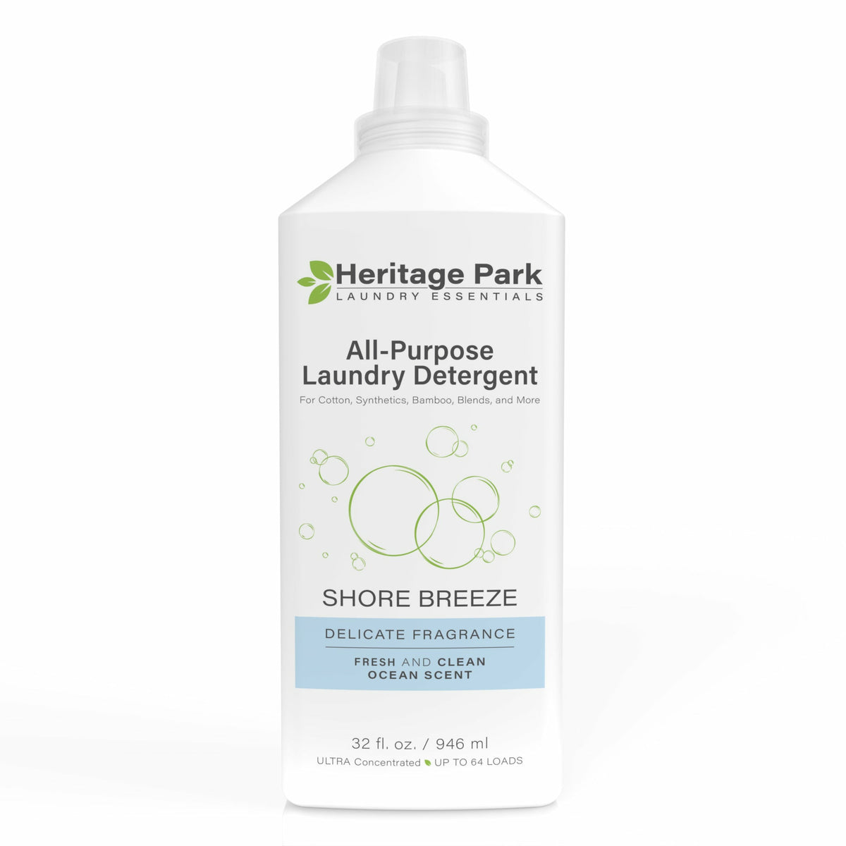 Heritage Park Luxury All Purpose Laundry Detergent - Shore Breeze