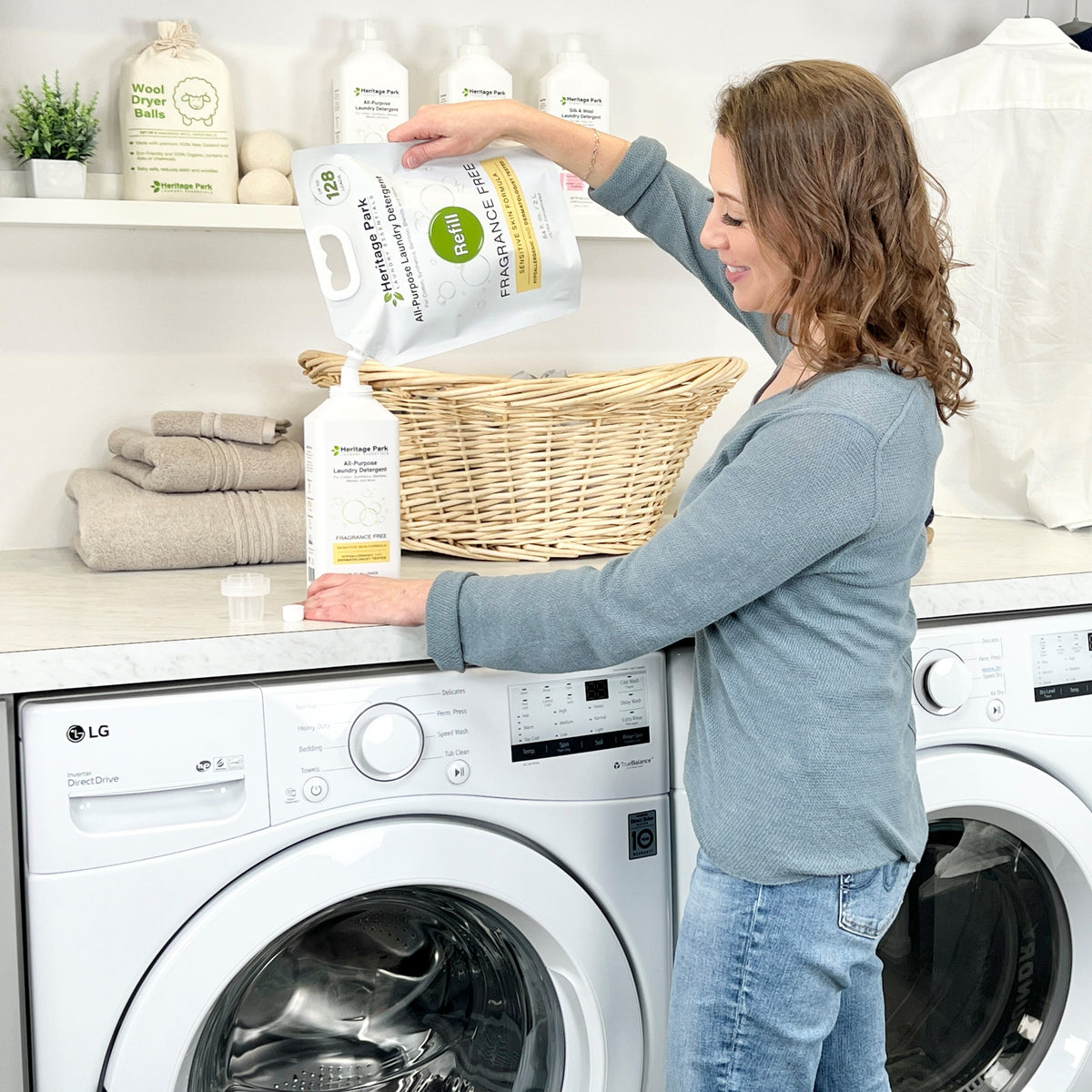 HE Laundry Fine Fabric Detergent Hypoallergenic Fragrance Free