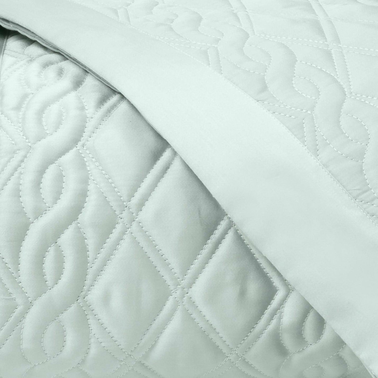 Home Treasures Abbey Quilted Bedding Fine Linens Eucalipto