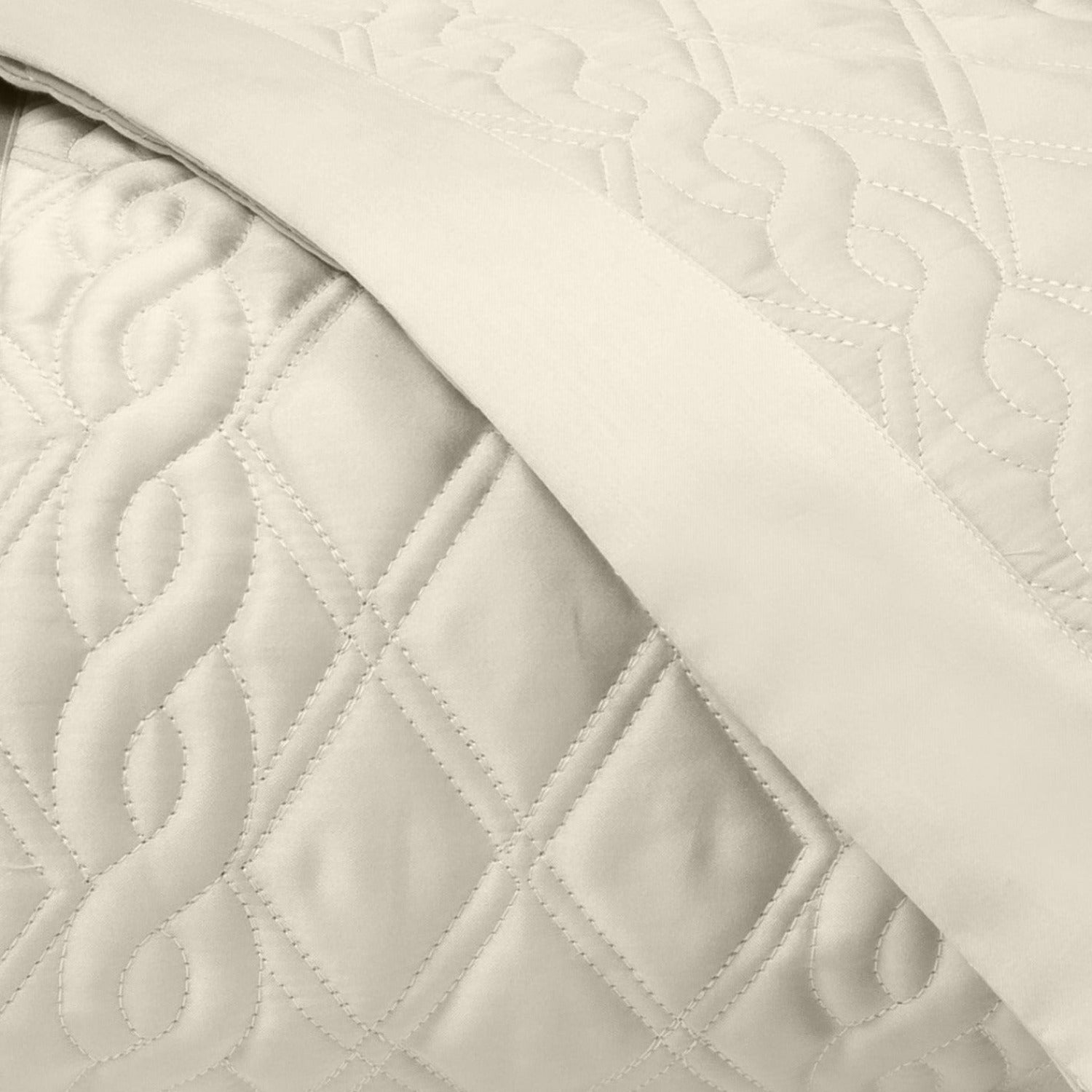 Home Treasures Abbey Quilted Bedding Fine Linens Khaki