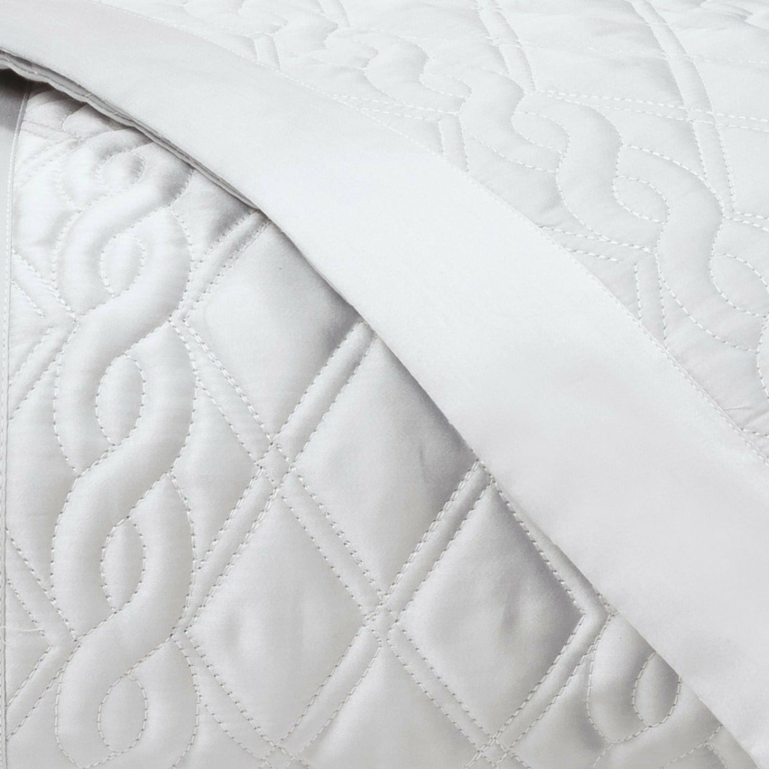 Home Treasures Abbey Quilted Bedding Fine Linens Pebble