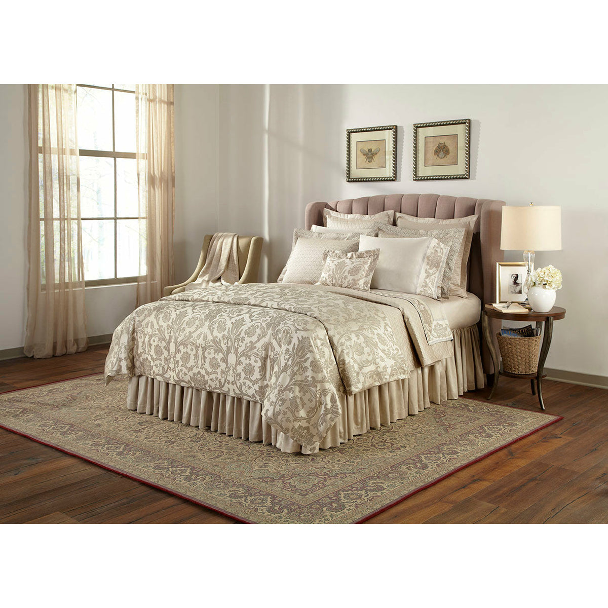 Home Treasures Anastasia Quilted Bedding Fine Linens Full Bed