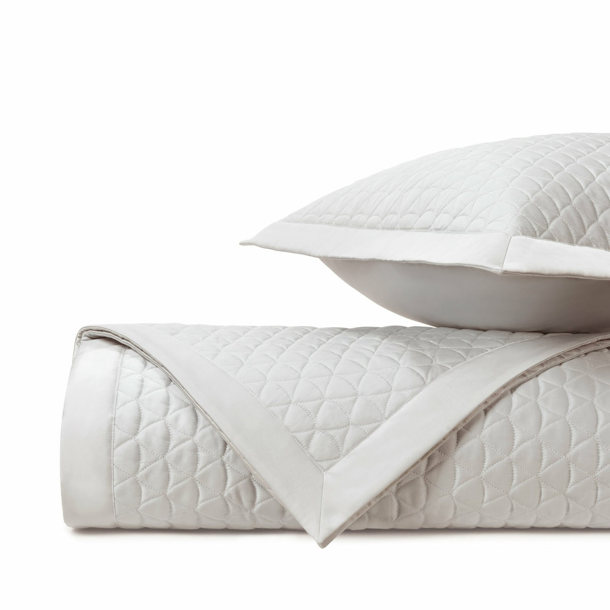 Home Treasures Anastasia Quilted Bedding Fine Linens Oyster