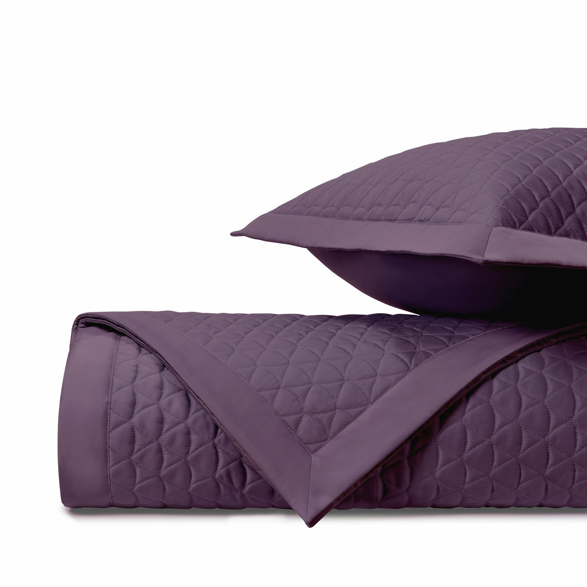 Home Treasures Anastasia Quilted Bedding Fine Linens Purple