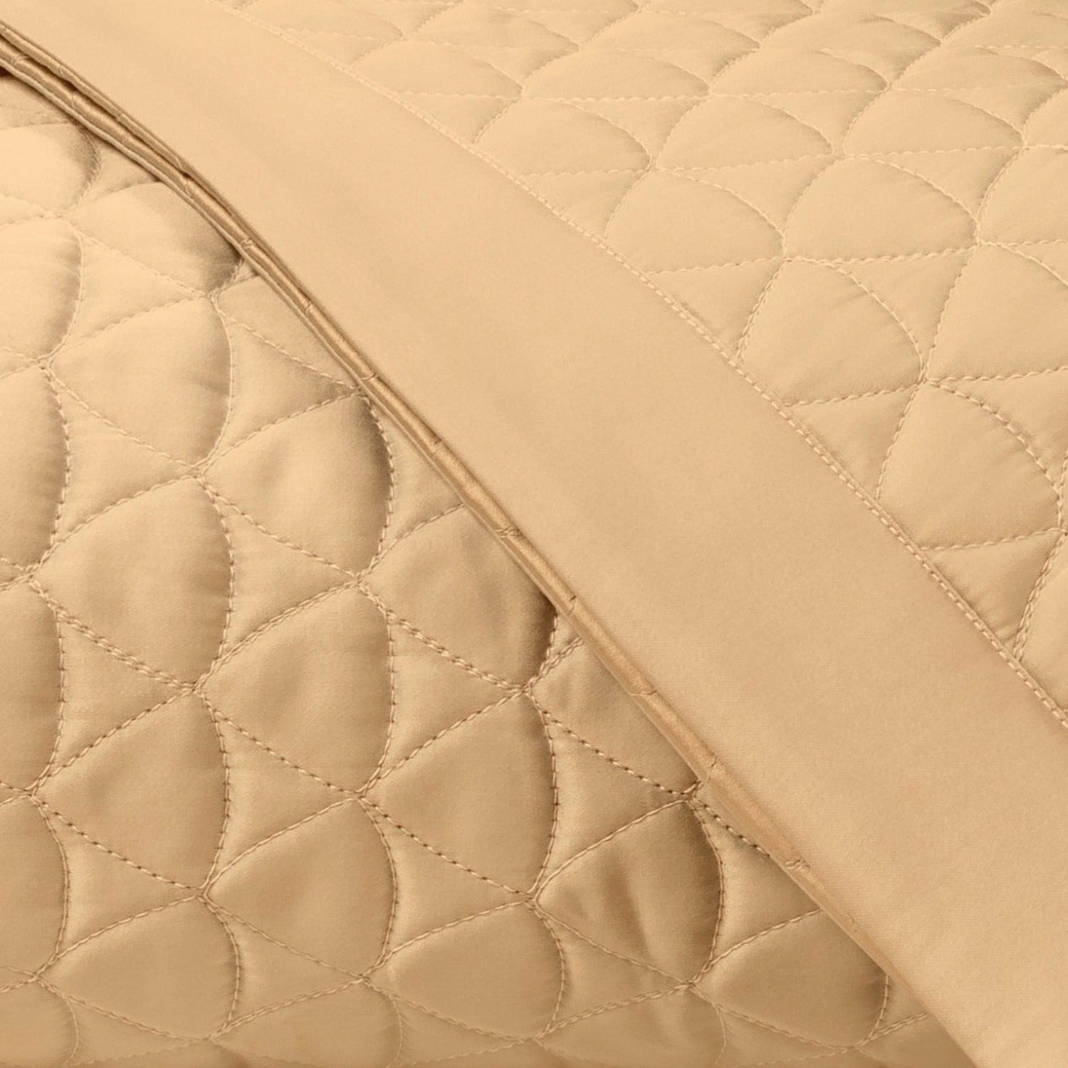 Home Treasures Anastasia Quilted Bedding Fine Linens Gold