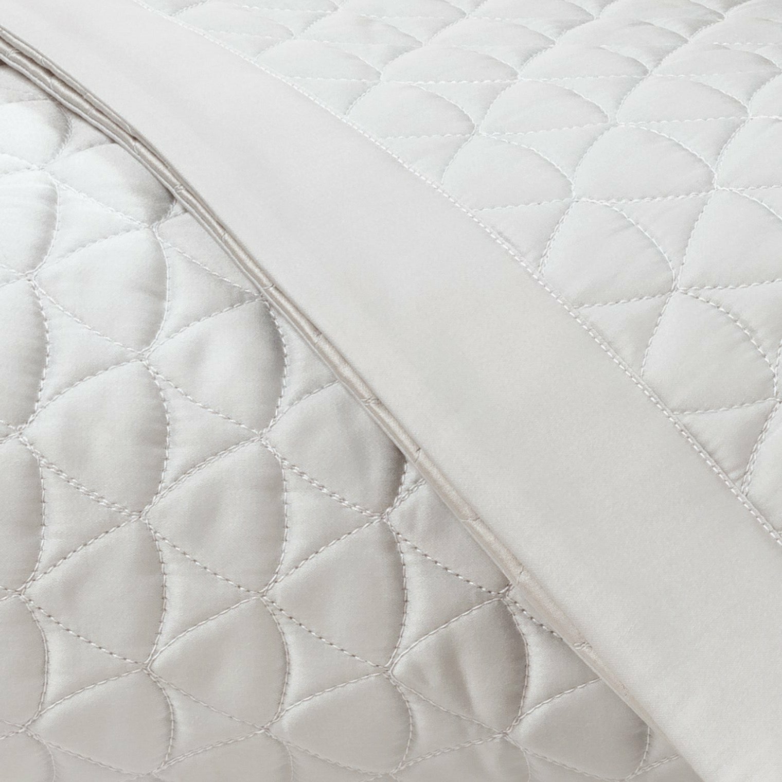 Home Treasures Anastasia Quilted Bedding Fine Linens Oyster