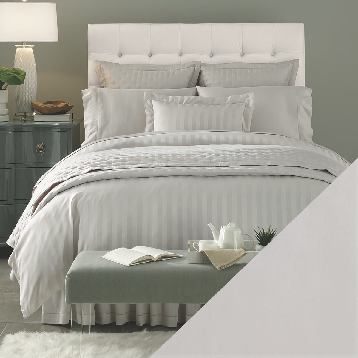 Home Treasures Athens Bedding Lifestyle Solid Pebbles Fine Linens