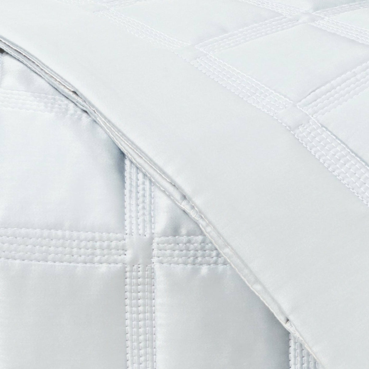 Home Treasures Athens Quilted Bedding Swatch White Fine Linens