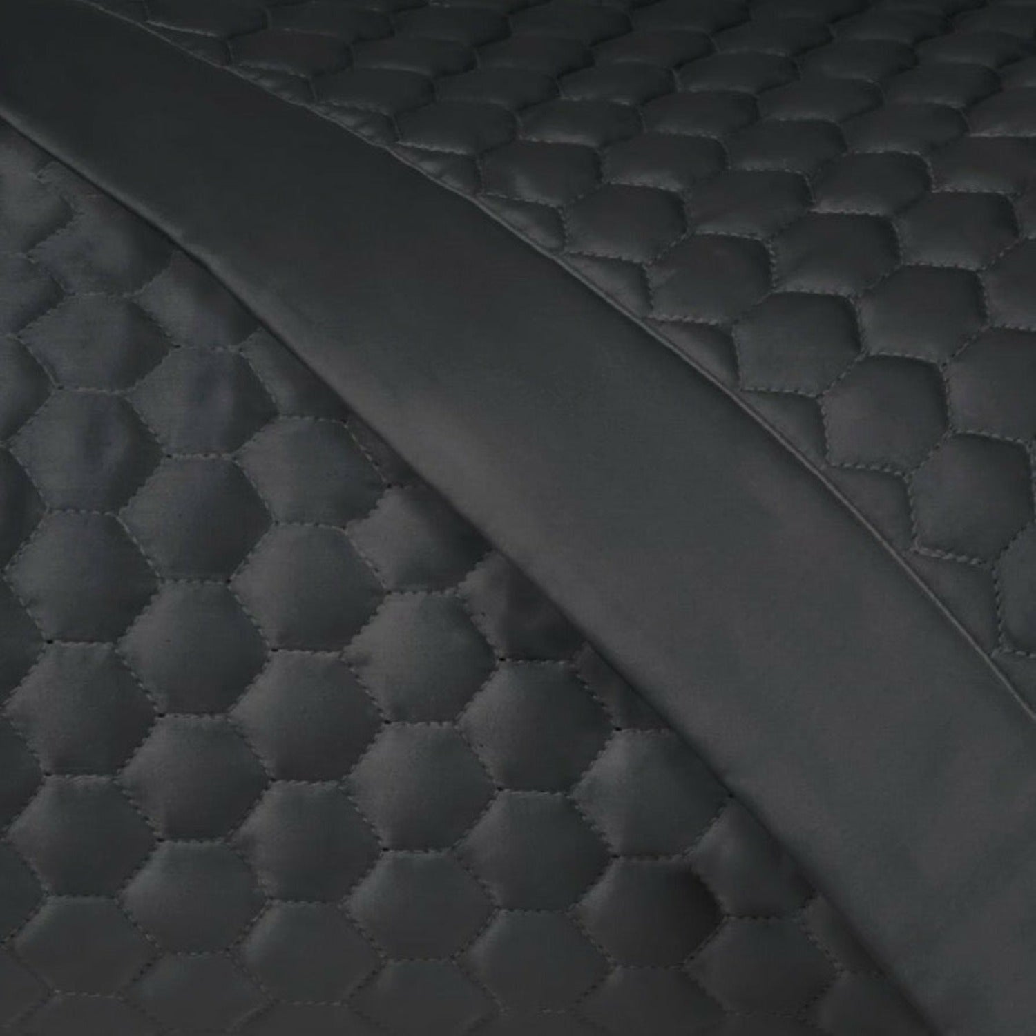 Home Treasures Apiary Quilted Fine Linens Bedding Black