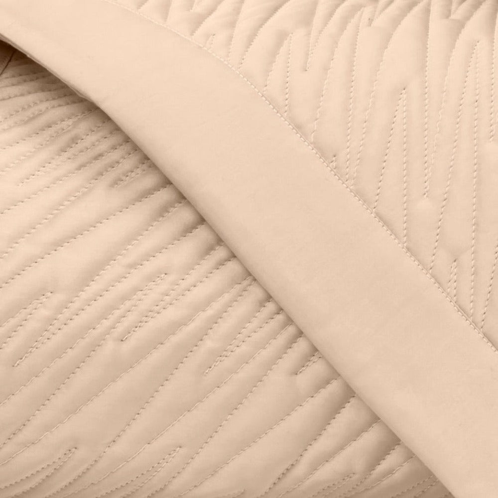 Home Treasures Blaze Quilted Fine Linens Bedding Blush