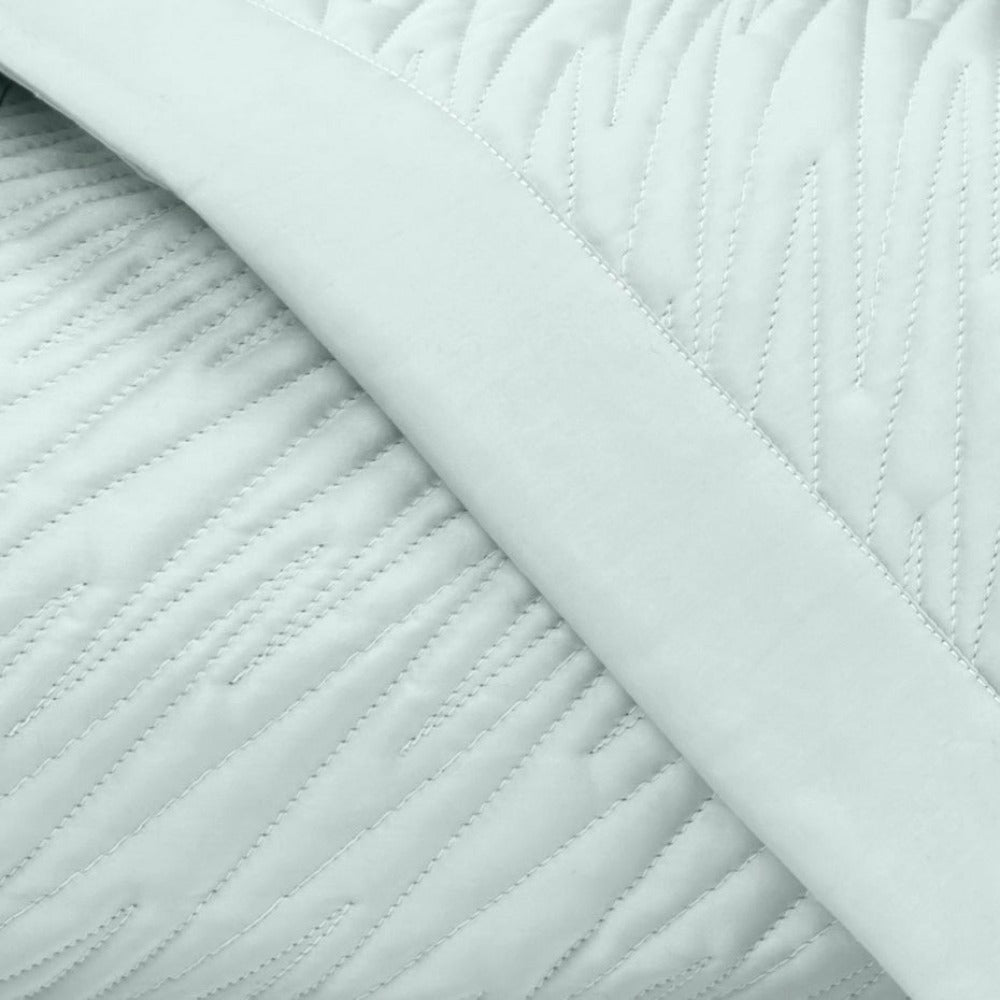 Home Treasures Blaze Quilted Fine Linens Bedding Eucalipto