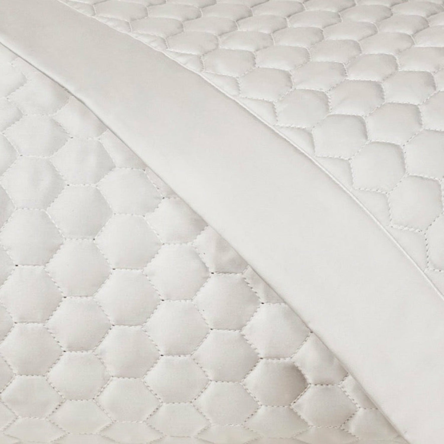 Home Treasures Apiary Quilted Fine Linens Bedding Oyster