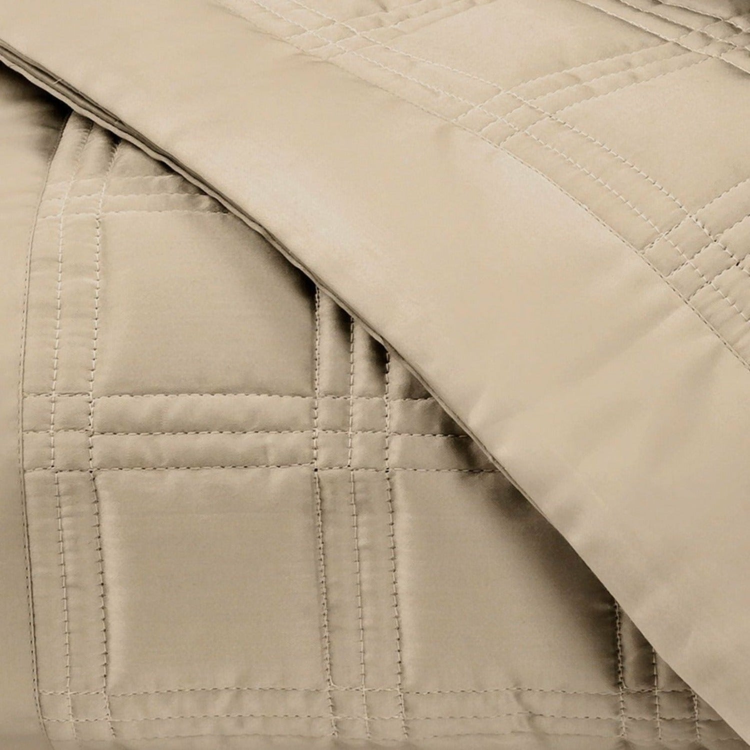 Home Treasures Block Quilted Bedding Candlelight Fine Linens