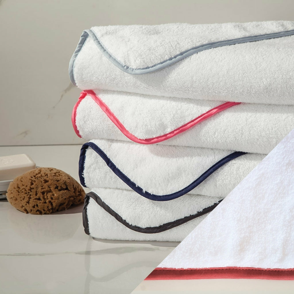 Home Treasures Bodrum Bath Towel White/Argentina Fine Linens