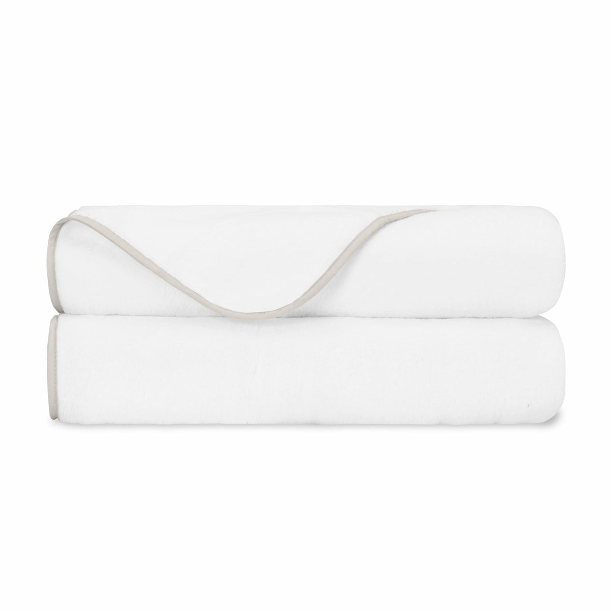 Home Treasures Bodrum Bath Towel White Oyster Royal Sateen Fine Linens