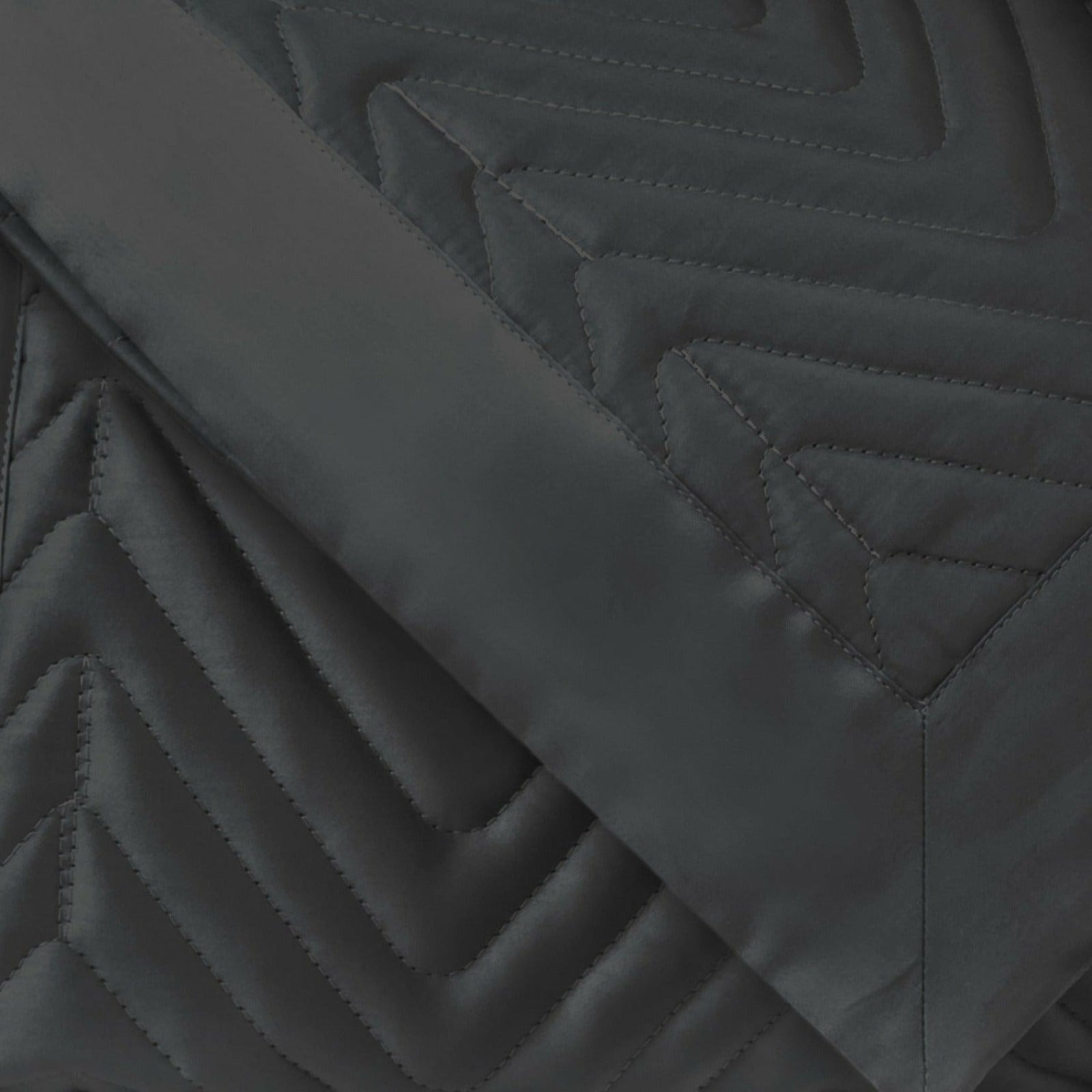 Home Treasures Charleston Quilted Bedding Black Fine Linens