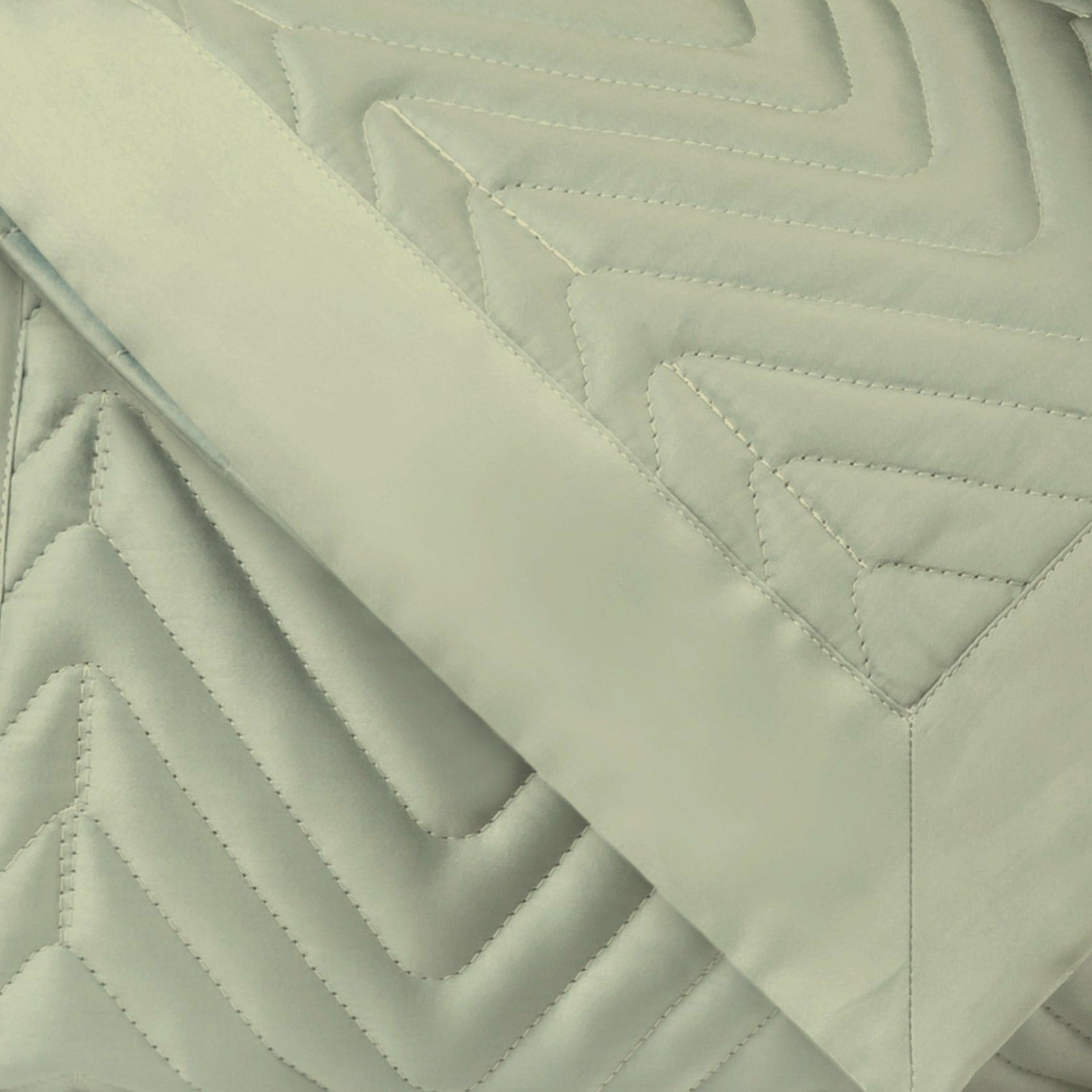 Home Treasures Charleston Quilted Bedding Crystal Green Fine Linens