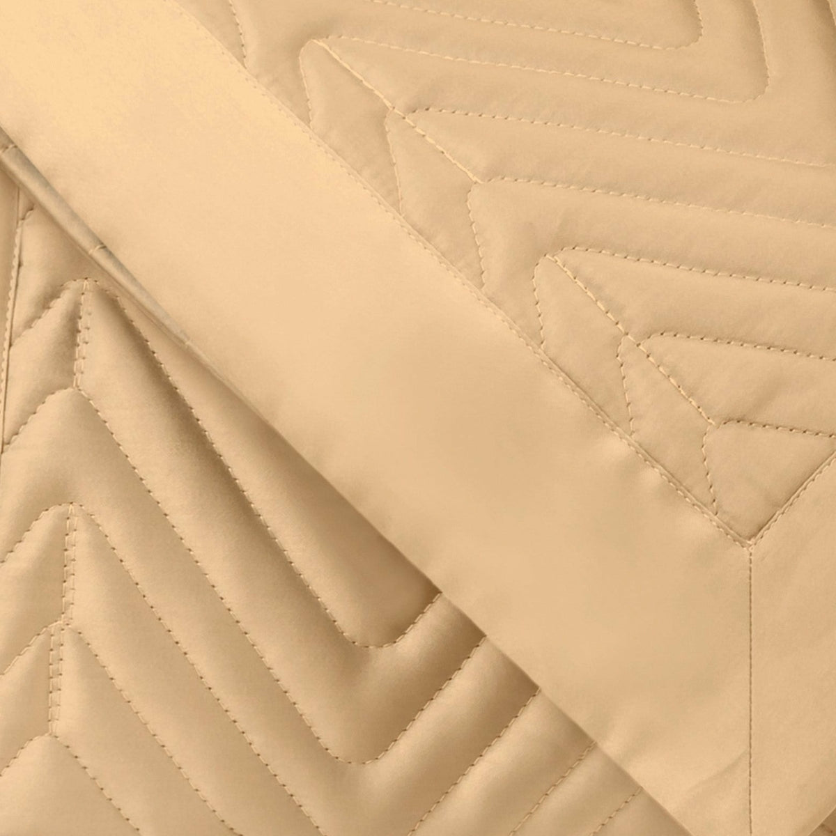 Home Treasures Charleston Quilted Bedding Swatch Gold Fine Linens