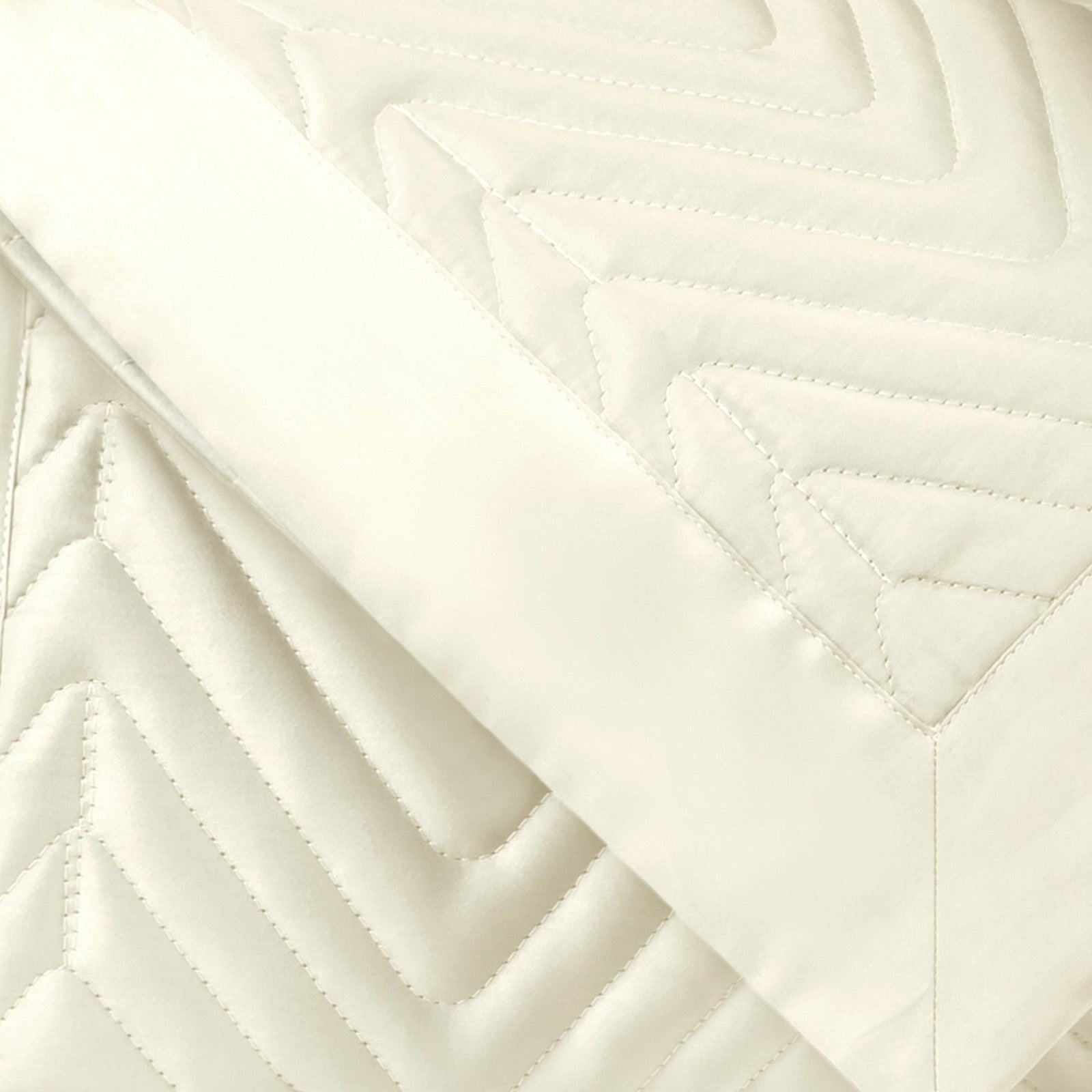Home Treasures Charleston Quilted Bedding Ivory Fine Linens