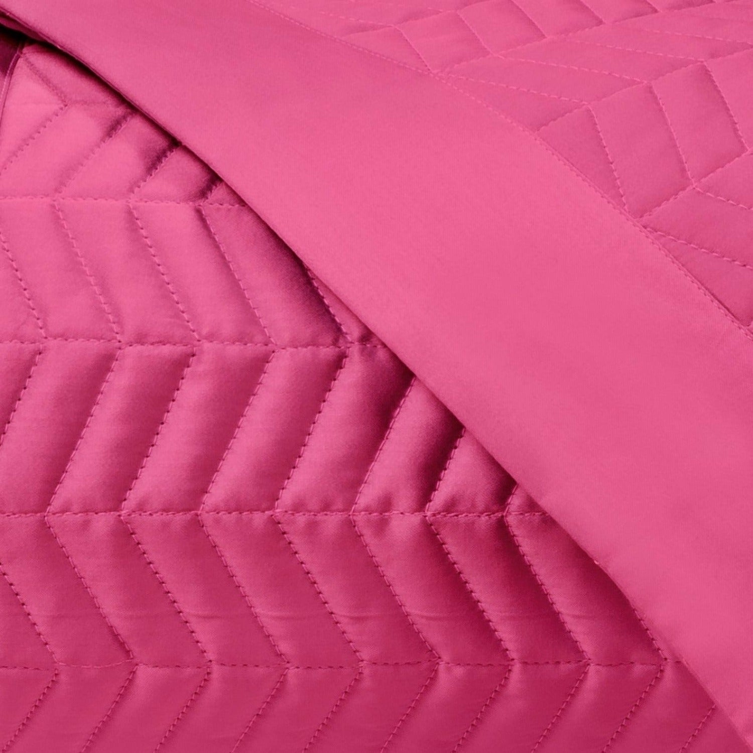 Home Treasures Chester Quilted Bedding Bright Pink Fine Linens