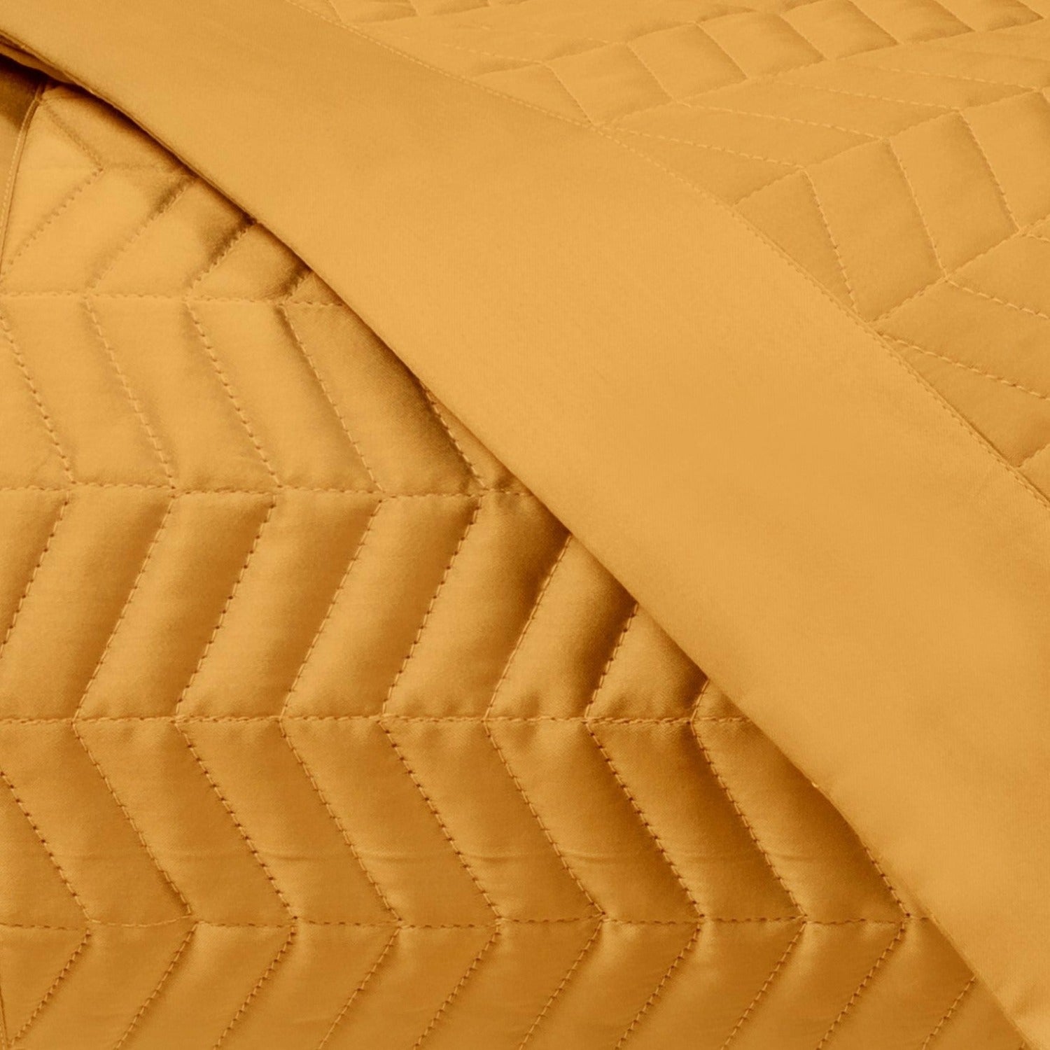 Home Treasures Chester Quilted Bedding Marigold Fine Linens