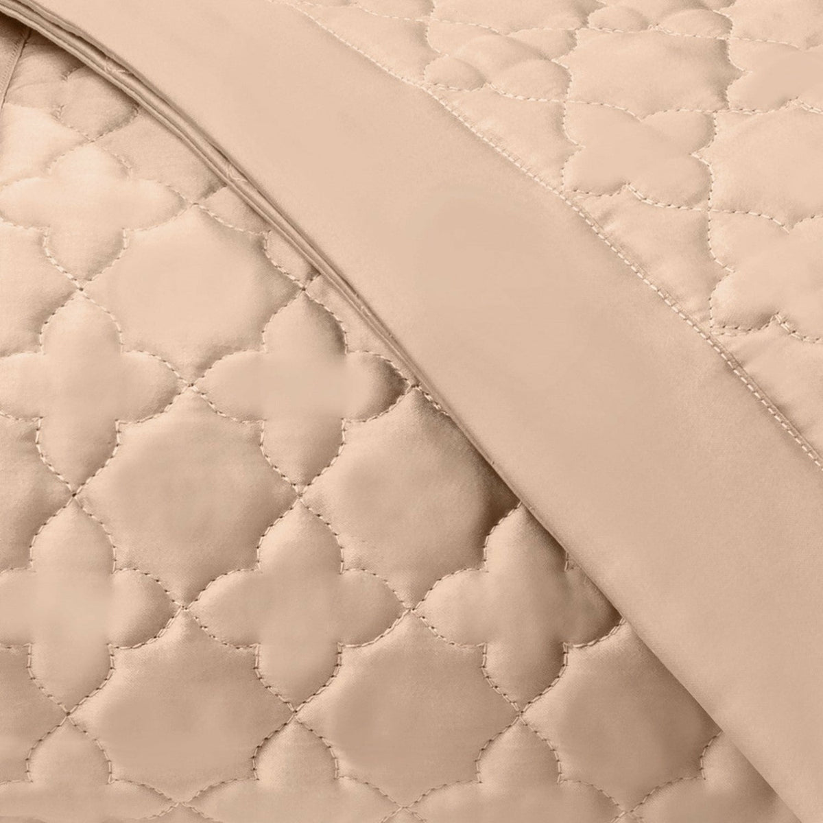Home Treasures Clover Quilted Bedding Swatch Blush Fine Linens
