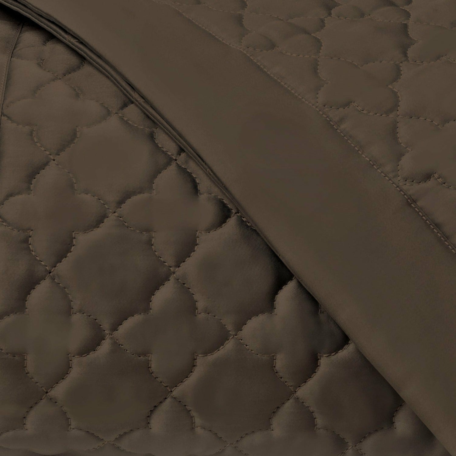 Home Treasures Clover Quilted Bedding Chocolate Fine Linens