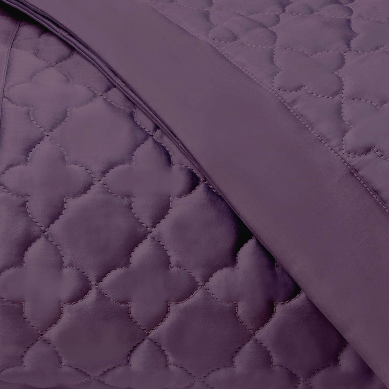 Home Treasures Clover Quilted Bedding Purplev
