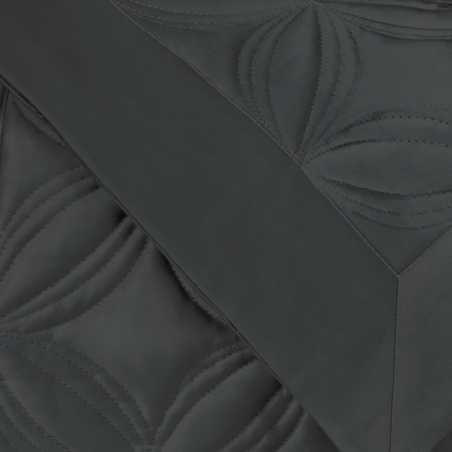 Home Treasures Dara Quilted Bedding Black Fine Linens