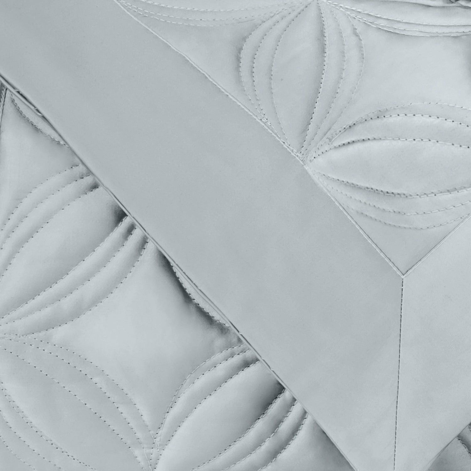 Home Treasures Dara Quilted Bedding Blue/Gray Fine Linens