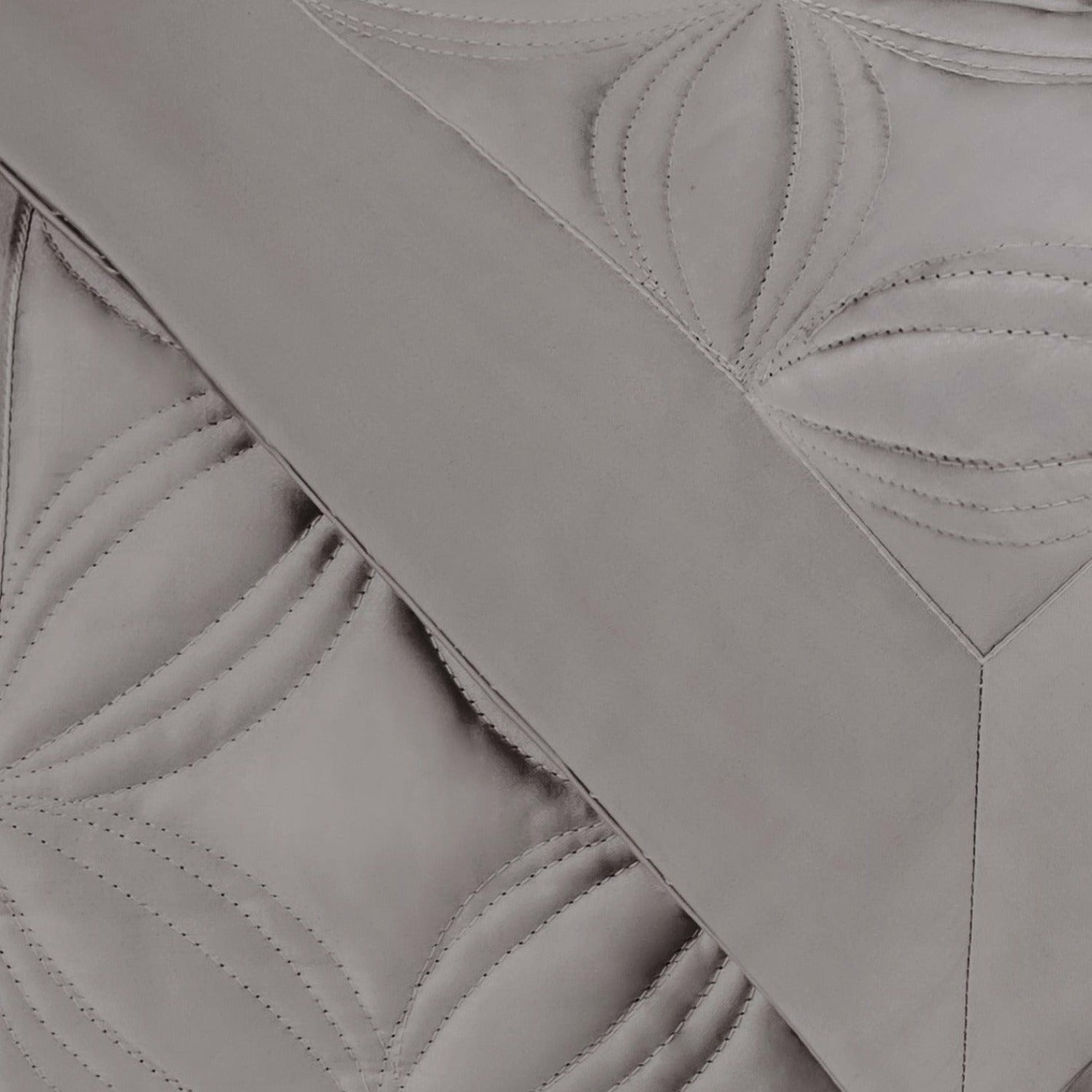 Home Treasures Dara Quilted Bedding Chrome Fine Linens