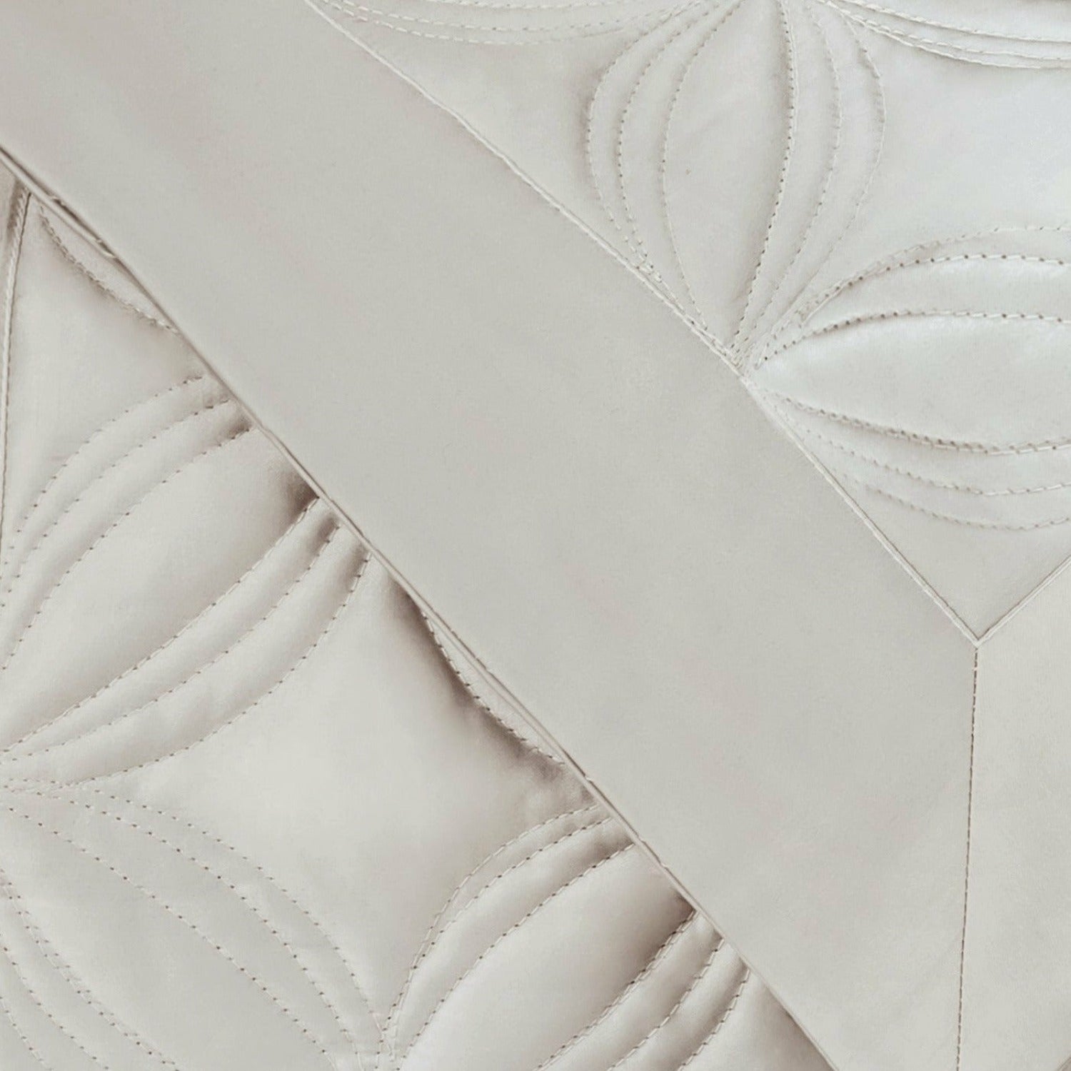 Home Treasures Dara Quilted Bedding Oyster Fine Linens