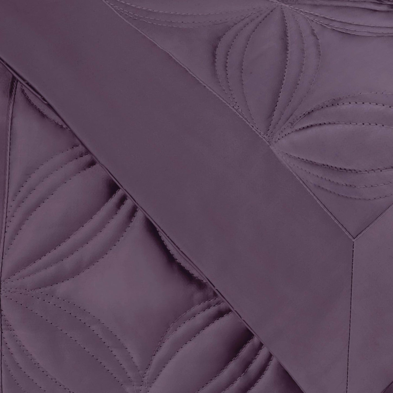 Home Treasures Dara Quilted Bedding Purple Fine Linens