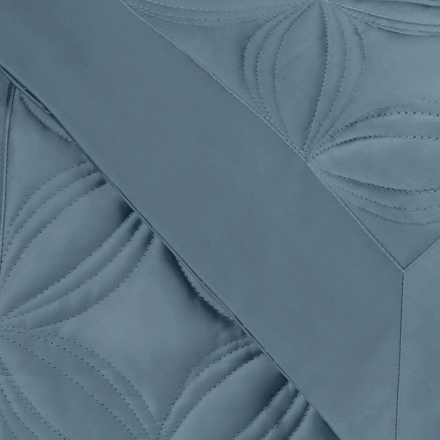 Home Treasures Dara Quilted Bedding Slate Blue Fine Linens