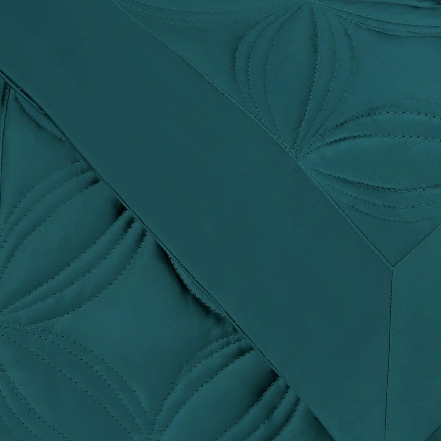 Home Treasures Dara Quilted Bedding Teal Fine Linens