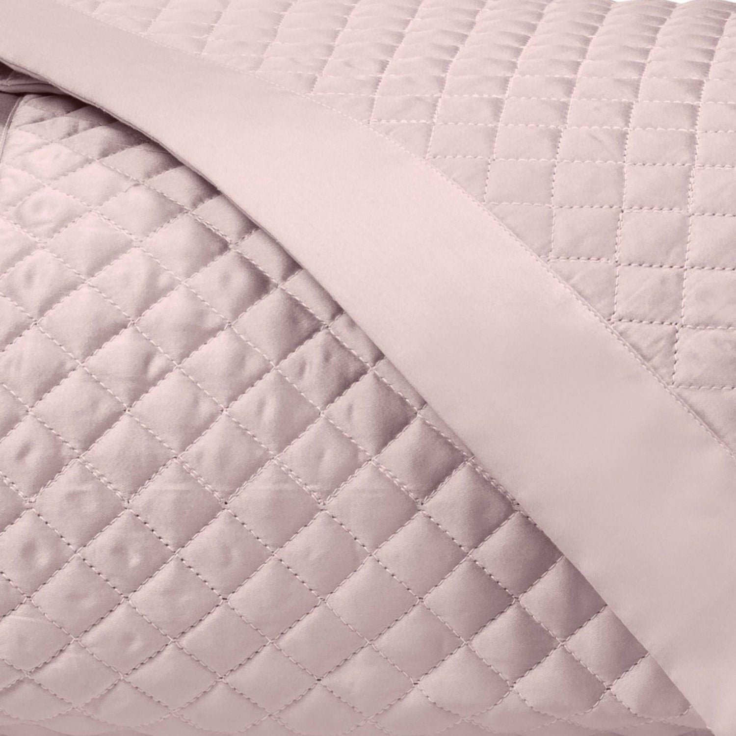 Home Treasures Diamond Pattern Quilted Bedding Incenso Lavender Fine Linens