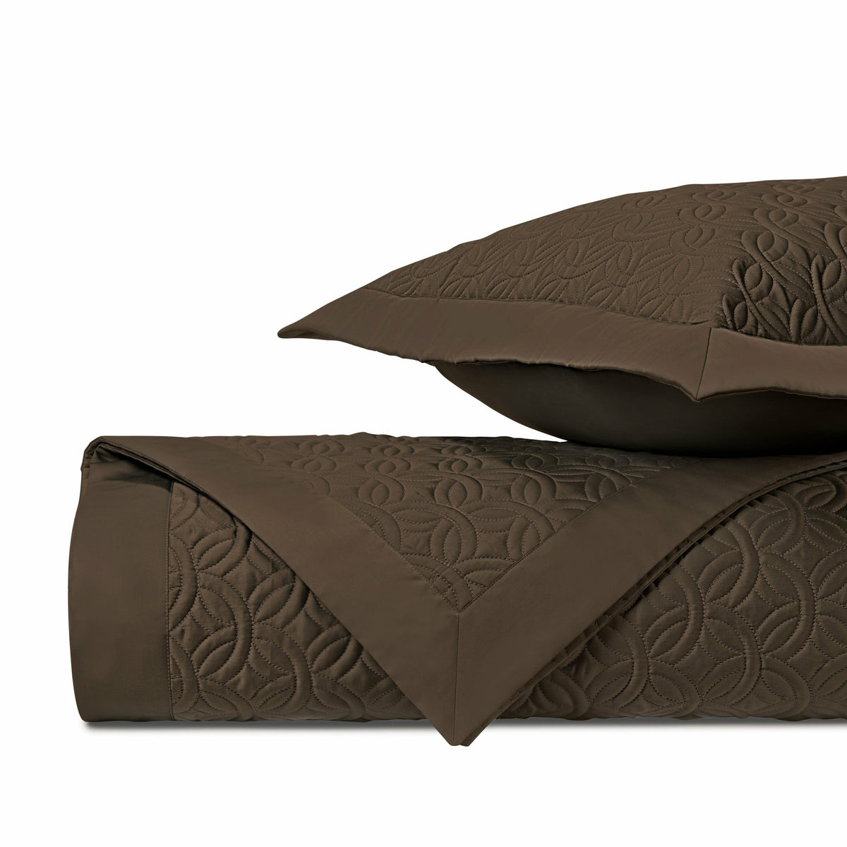 Home Treasures Duomo Quilted Bedding Chocolate Fine Linens