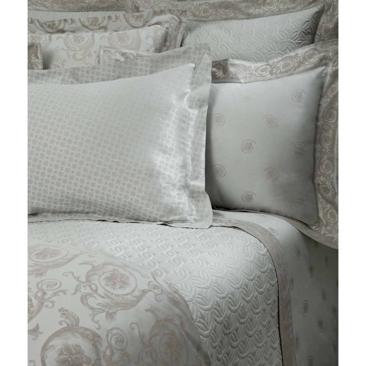 Home Treasures Duomo Quilted Bedding Detail Fine Linens