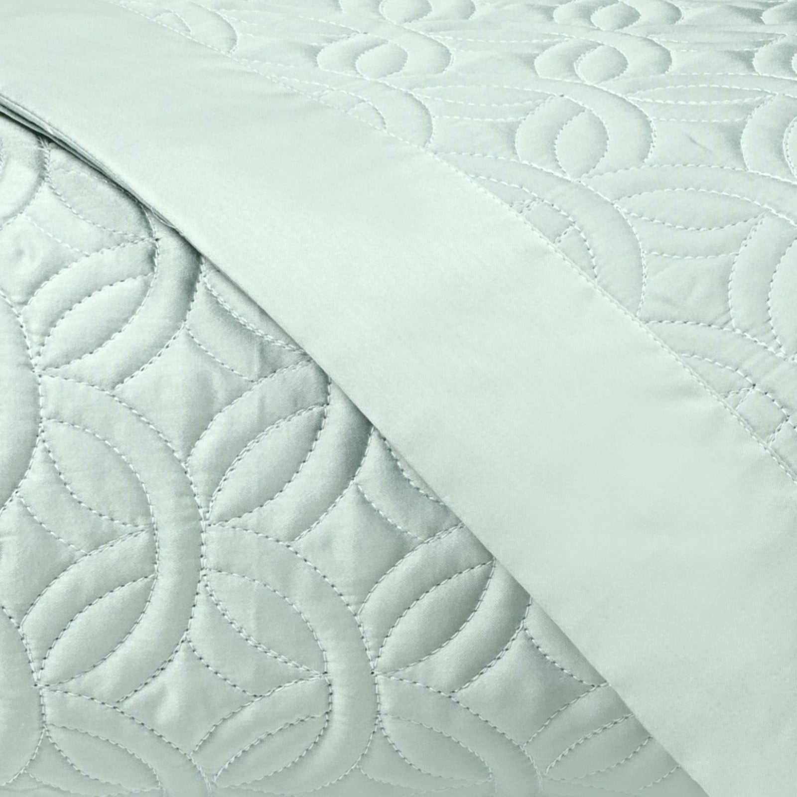 Home Treasures Duomo Quilted Bedding Eucalipto Fine Linens