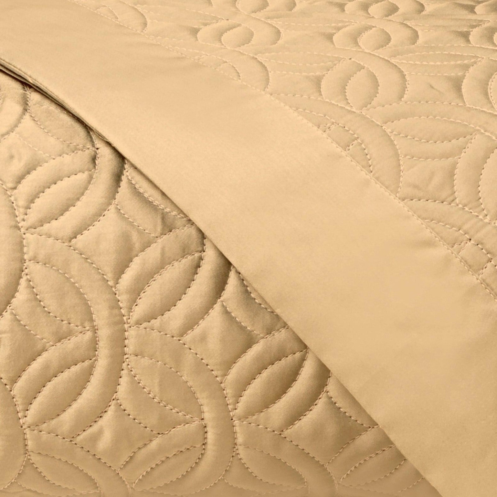 Home Treasures Duomo Quilted Bedding Gold Fine Linens